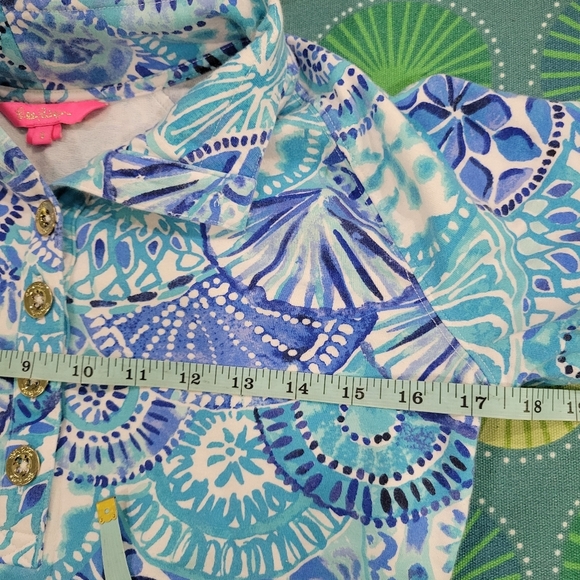 Lilly Pulitzer Captain Popover Top, Sz S - Picture 7 of 10
